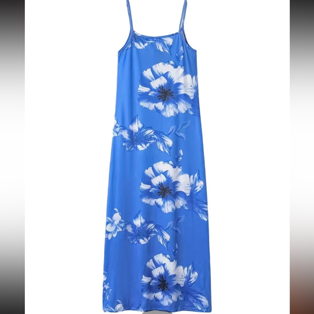 Nwt floral print maxi dress - Picture 2 of 4